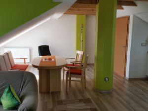 Posezení v ubytování Ferienwohnung Hein