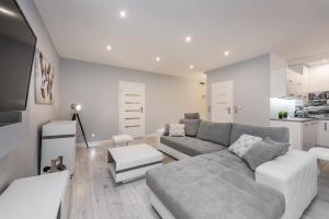 Η κουζίνα ή μικρή κουζίνα στο Apartament Silesian Vip