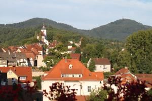 Hotel Stadt Gernsbachの鳥瞰図