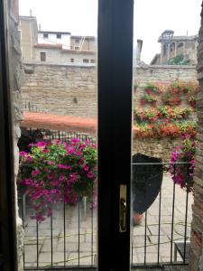 Balkón nebo terasa v ubytování La Pata de Oca Hostal Rural y Albergue
