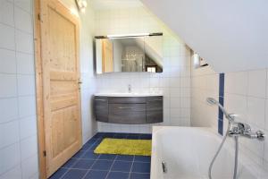 Koupelna v ubytování Ferienhaus Dirnbacher Hütte