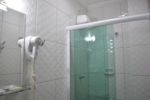 Koupelna v ubytování Hotel Calstar