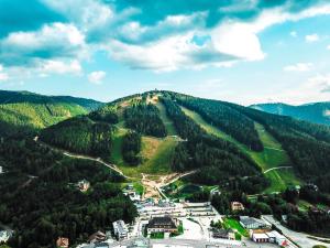 Widok na góry z tego apartamentu