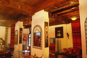 Restaurace v ubytování Caverne d'Ali Baba