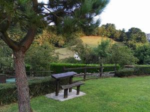 A garden outside La Quintana Sinariega