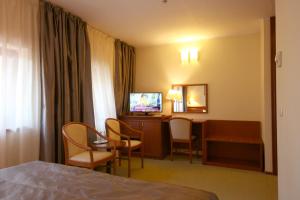 TV a/nebo společenská místnost v ubytování Savoy Hotel