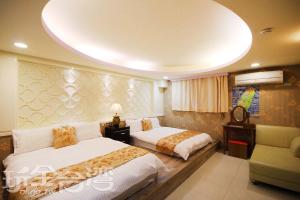 Voodi või voodid majutusasutuse Good Sleep B&B toas