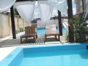 La pileta dentro o cerca de Casa Di Aqua Apart Hotel