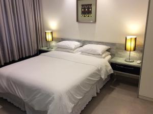 Llit o llits en una habitació de Condo Ipanema 503