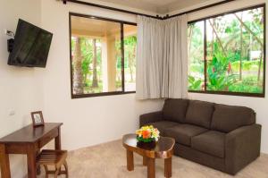 A seating area at La Foresta Nature Resort