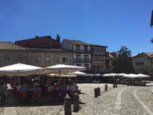 O edifício onde o hostel está situado