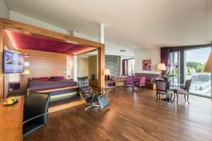 Posezení v ubytování Hotel Belvoir Lake View & Spa