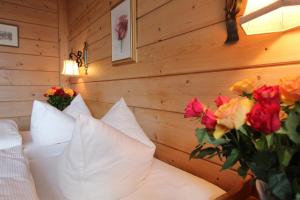 Postel nebo postele na pokoji v ubytování Hotel Hochfirst
