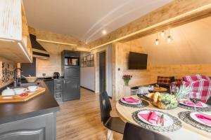 Kuchnia lub aneks kuchenny w obiekcie Apartament Owcze Runo Zakopane