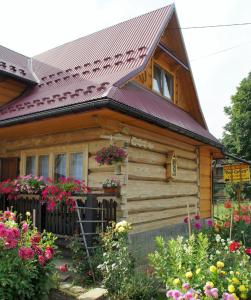 Vonkajšia záhrada v ubytovaní Pokoje Pod Cyrlicą u Józi