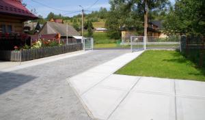 Vonkajšia záhrada v ubytovaní Pokoje Pod Cyrlicą u Józi