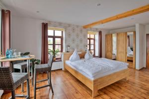 Postel nebo postele na pokoji v ubytování Hotel Packhaus