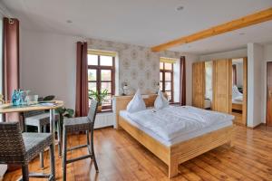 Postel nebo postele na pokoji v ubytování Hotel Packhaus