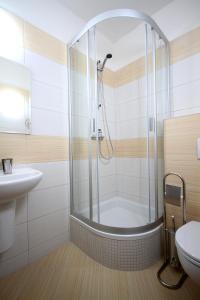Ένα μπάνιο στο Apartmenty PATRIS