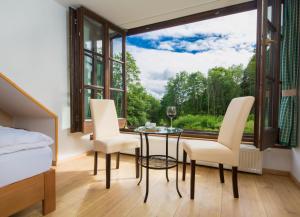 Istumisnurk majutusasutuses Wellness Hotel Florián České Žleby