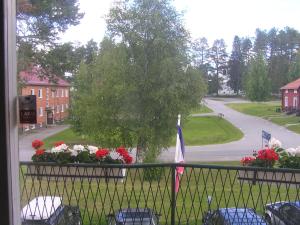 Zahrada ubytování Fredrika Hotell Jakt&Fiskecamp