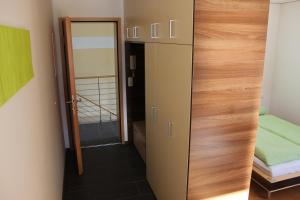 Postel nebo postele na pokoji v ubytování Haus Arosa
