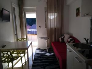 Kuchyň nebo kuchyňský kout v ubytování Two Flowers Apartments