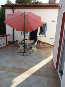 Patio nebo venkovní prostory v ubytování Apartmani Nina