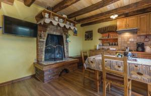 Kuchyň nebo kuchyňský kout v ubytování Apartment Anna