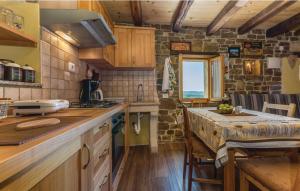 Kuchyň nebo kuchyňský kout v ubytování Apartment Anna