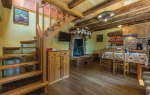 Kuchyň nebo kuchyňský kout v ubytování Apartment Anna