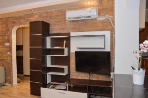 TV a/nebo společenská místnost v ubytování Apartment Ruža