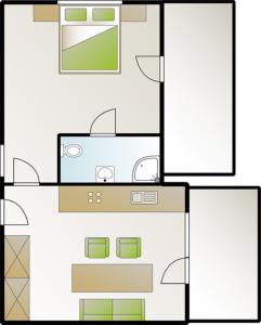 Planimetria di Haus Widdersteinblick