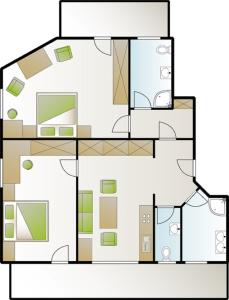 Planimetria di Haus Widdersteinblick
