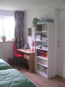 Postel nebo postele na pokoji v ubytování Bo hos Nancy i Ölme