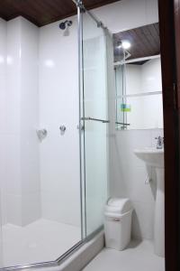 Koupelna v ubytování Hotel Suite Santa Rosa