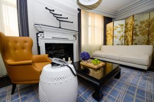منطقة جلوس في Golden Tulip New Asia Hotel The Bund Shanghai