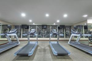 O centro de fitness e/ou as comodidades de fitness de Ezdan Hotel Doha
