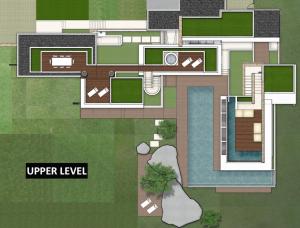 Půdorys ubytování Villa Hin