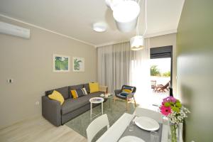 Χώρος καθιστικού στο Apartment Line One