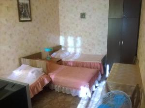 Tempat tidur dalam kamar di Slavyansky Dom Guest House