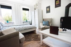 Llit o llits en una habitació de Apartment Hundertwasser