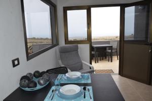 Posezení v ubytování La Casita del Volcan