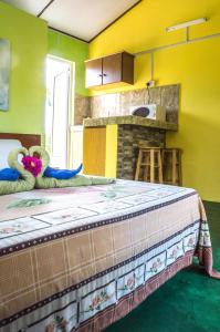 Kuchyň nebo kuchyňský kout v ubytování Merlin Guest House