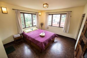 Voodi või voodid majutusasutuse Swayambhu View Guest House toas