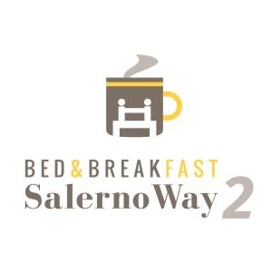 a coffee cup with the words bed and breakfast salerno way at B&B Salernow2 in Salerno