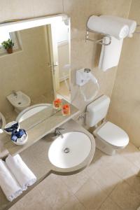 Koupelna v ubytování Apartments Čatež - Terme Čatež