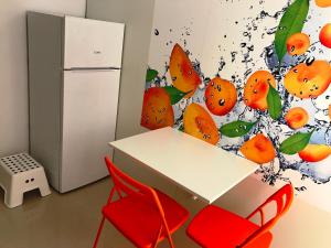 Kuchyň nebo kuchyňský kout v ubytování Lilly Apartments