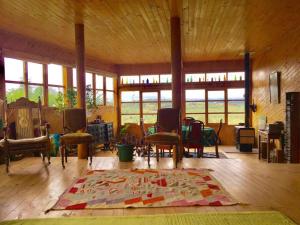 Istumisnurk majutusasutuses Casa Pindal