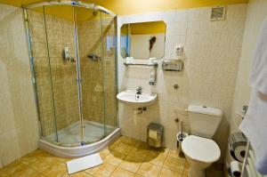 Kupatilo u objektu Hotel Relax u Drsů